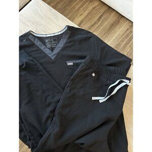 Figs SET Black Top and Tansen Joggers Size XXL Short
